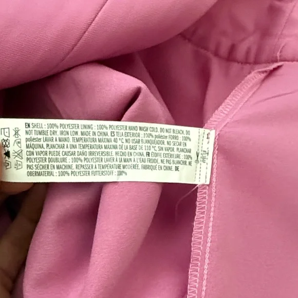 Vibrant Pink High Waist Women's Shorts - Picture 6 of 6